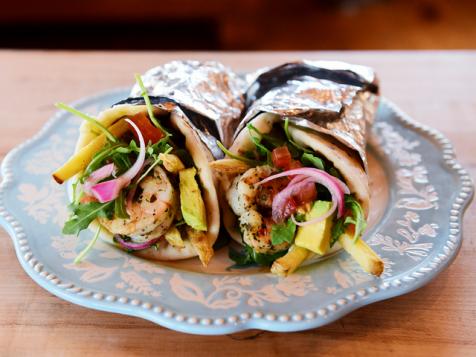 Grilled Chimichurri Shrimp Wraps