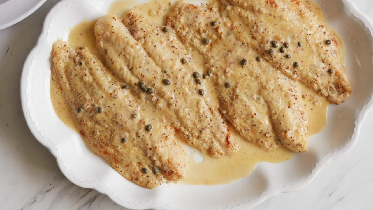 Mustard-Roasted Fish Recipe