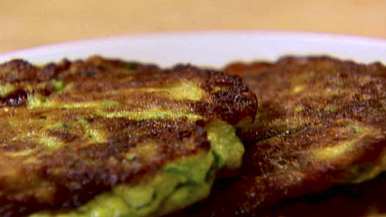 Ina's Zucchini Pancakes Recipe