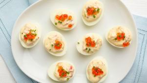Smoked Salmon Deviled Eggs