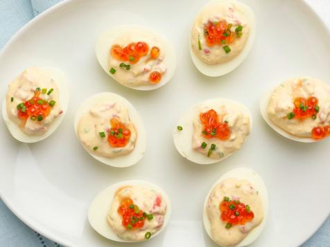 Smoked Salmon Deviled Eggs