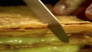 Lemon Cream Fillo Napoleon