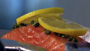Salmon With Lemon and Capers