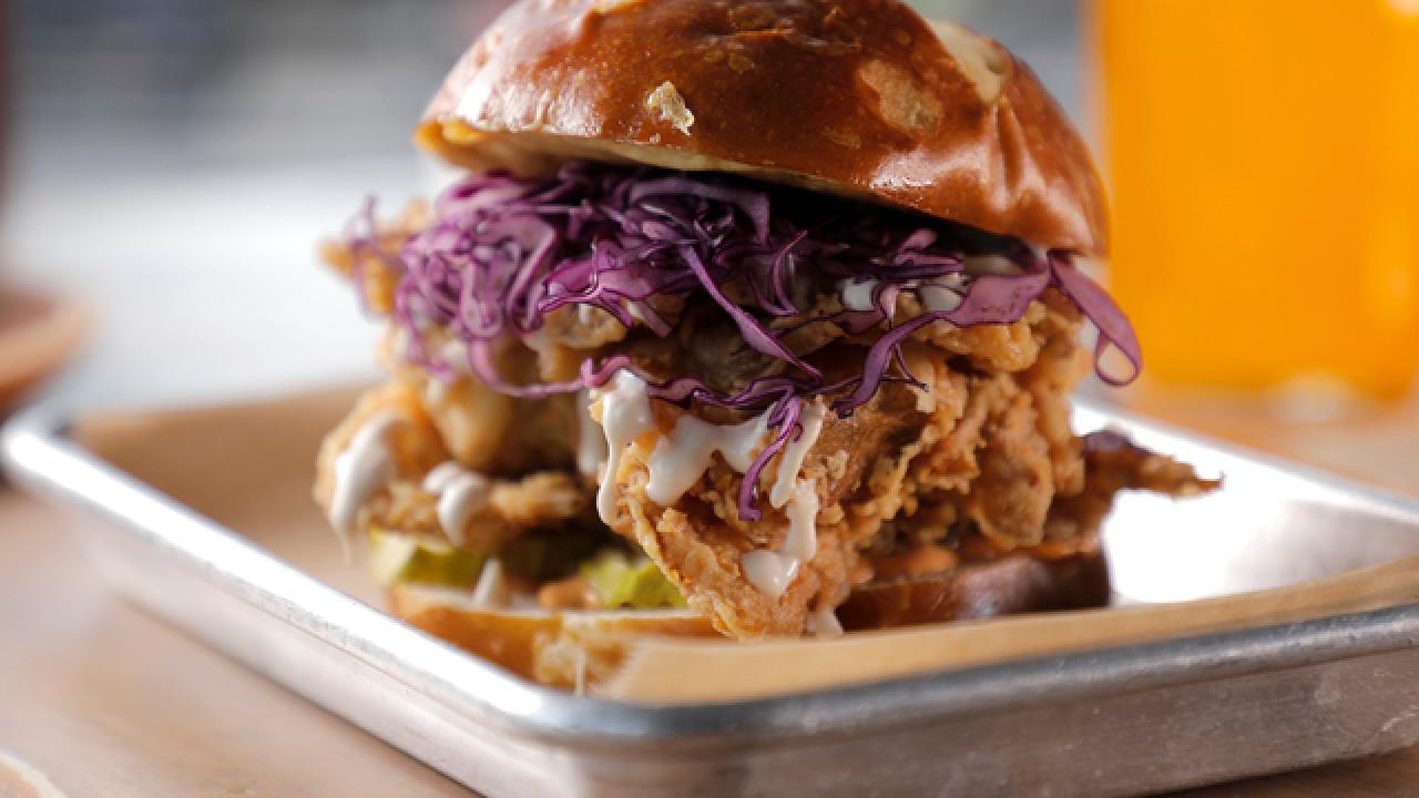 Grandma's Oyster Mushroom Po' Boy