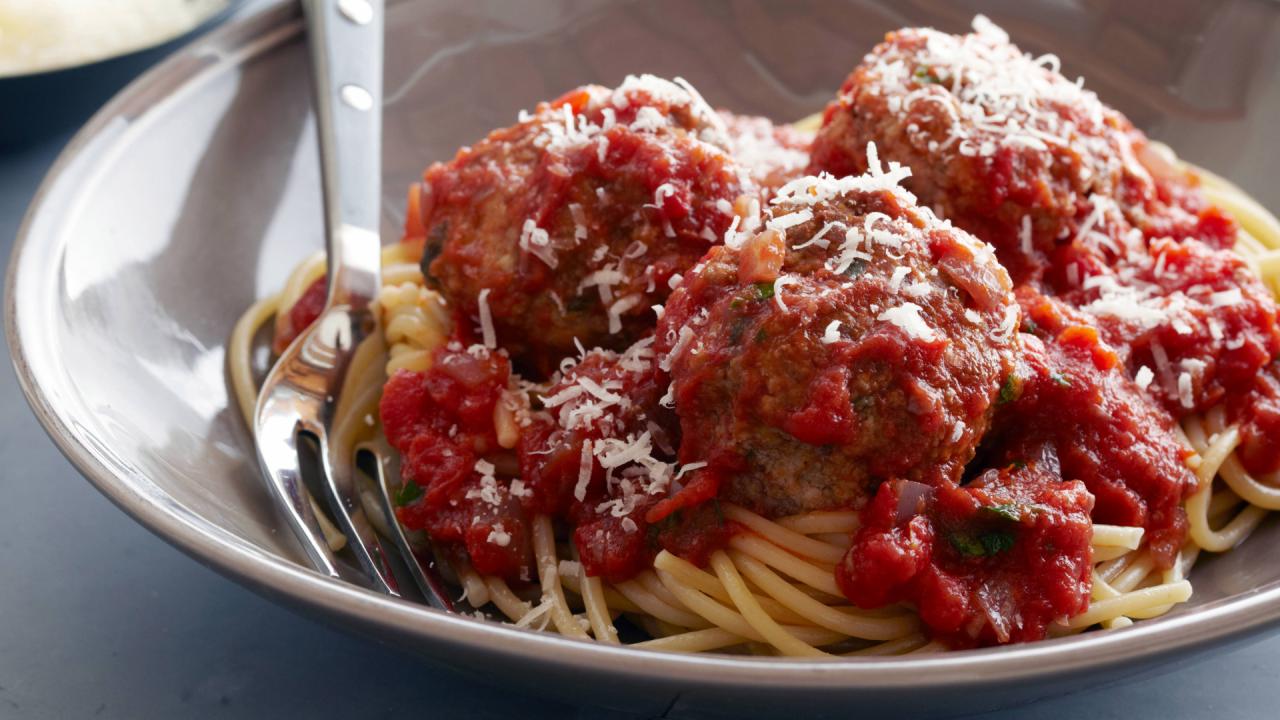 Real Meatballs and Spaghetti