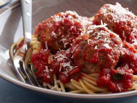 Real Meatballs and Spaghetti