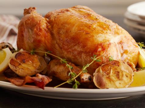 Lemon and Garlic Roast Chicken