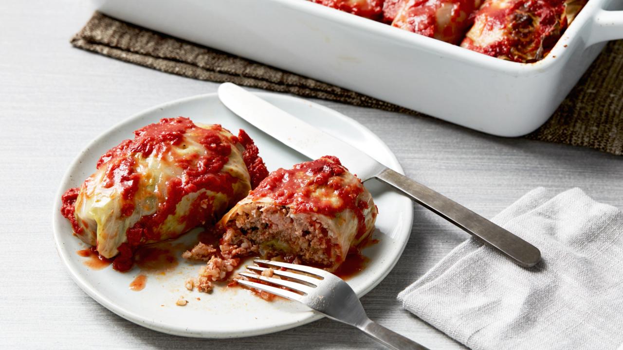 Tyler Florence's Stuffed Cabbage Rolls