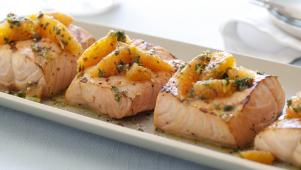 Grilled Salmon & Citrus Salsa