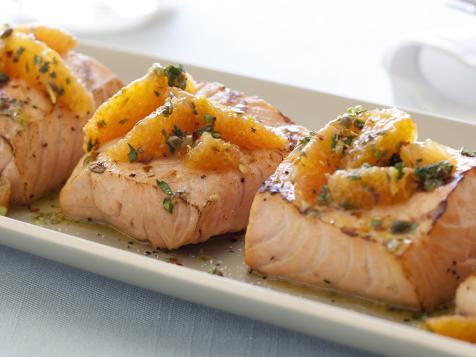Grilled Salmon & Citrus Salsa