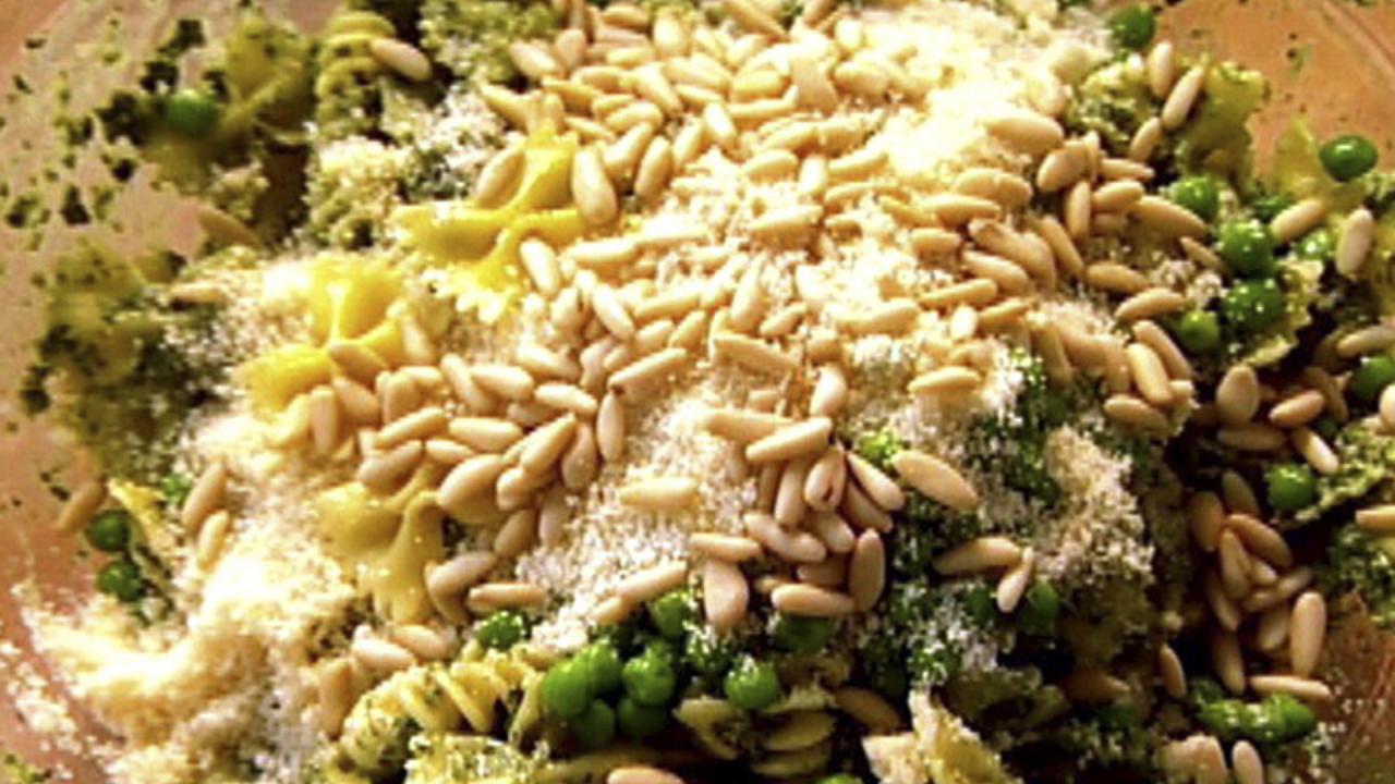 Ina's Pesto-Pea Pasta Salad