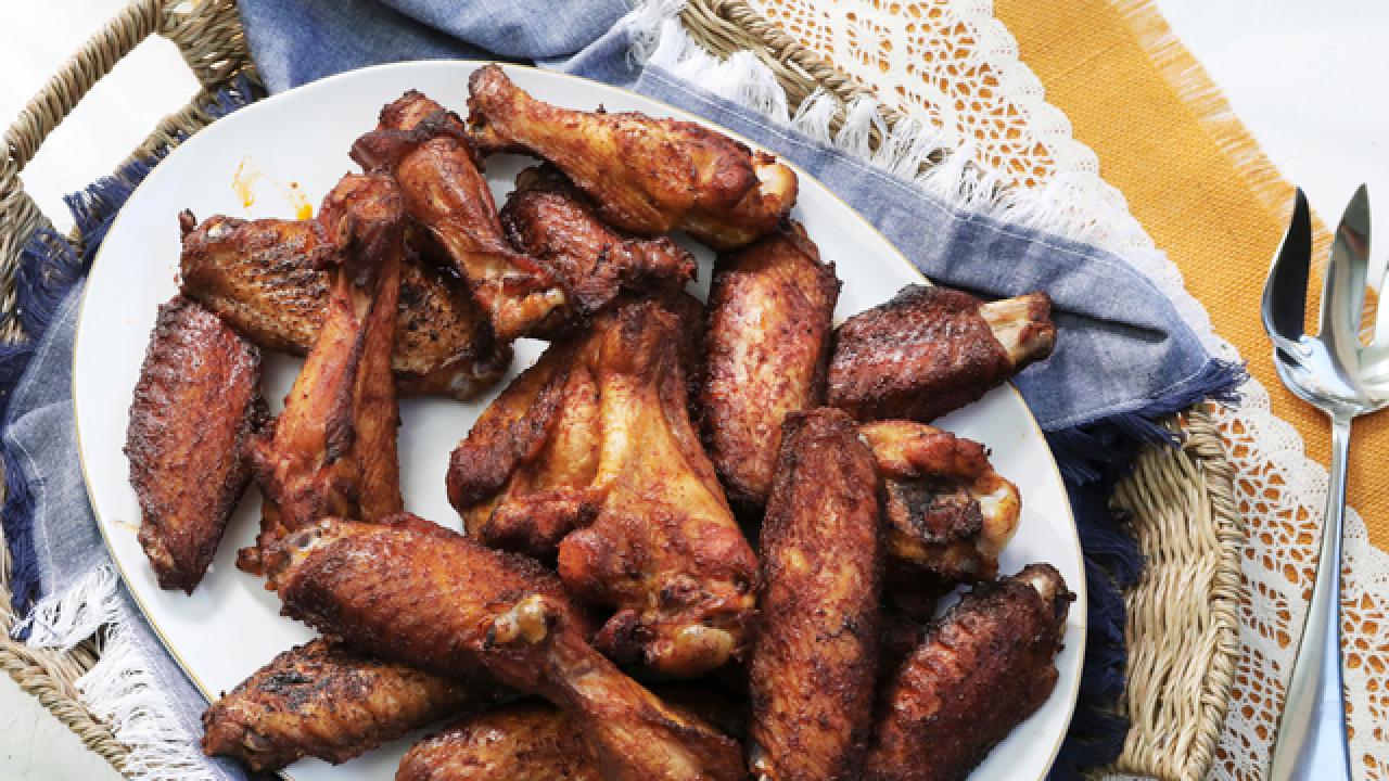 BBQ Smoked Turkey Wings