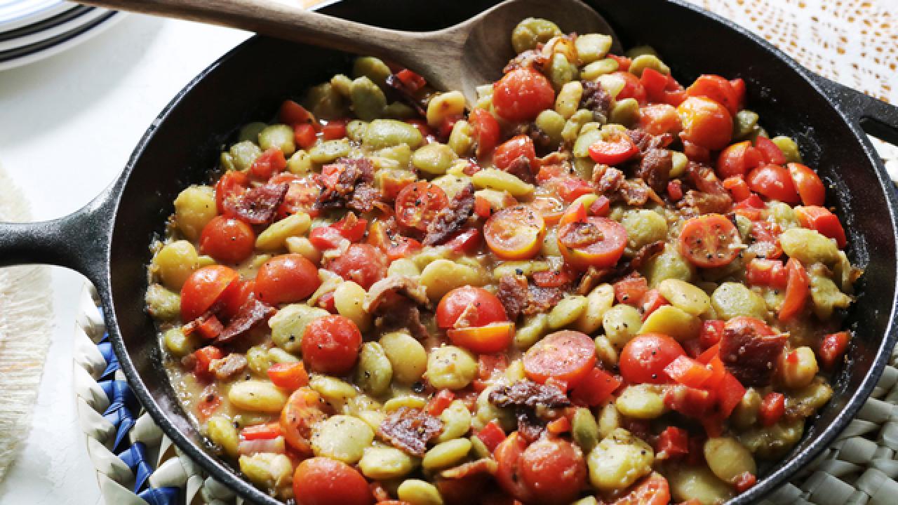 Skillet Lima Beans