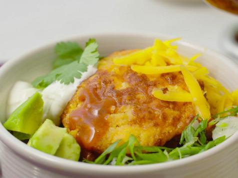 Roasted Vegetable Chili with Cornbread Biscuits