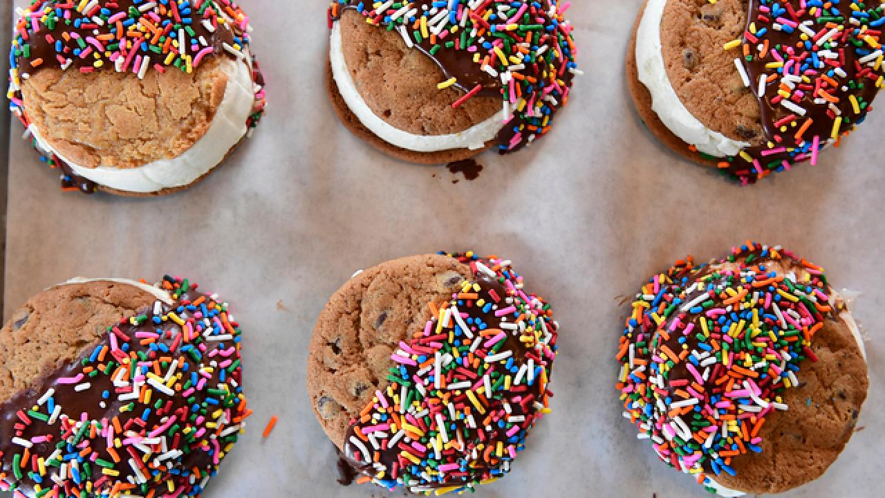 Cookie Ice Cream Sandwiches