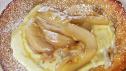 Gingerbread Dutch Baby with Poached Maple Pears