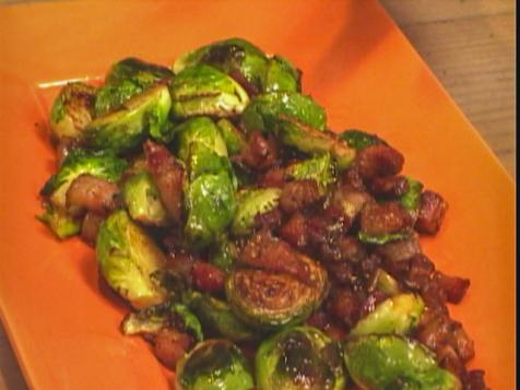 Roasted Brussels Sprouts with Pancetta