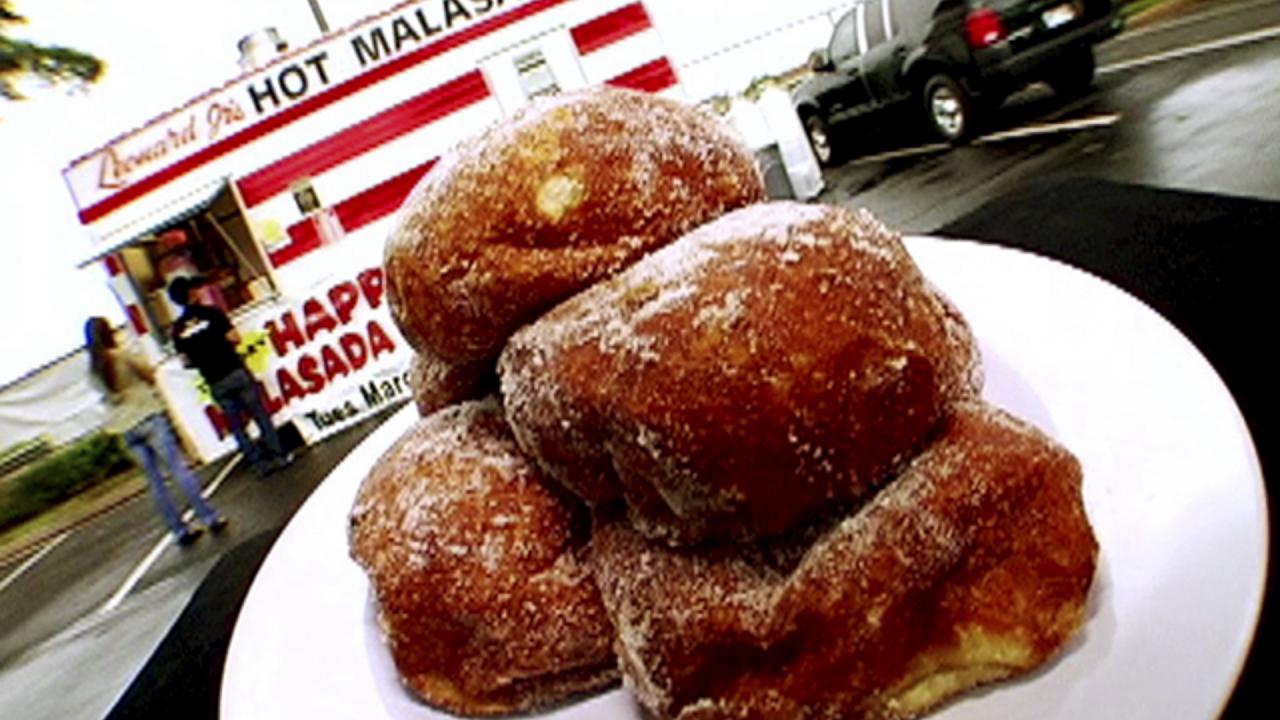 Malasadas With Haupia Filling