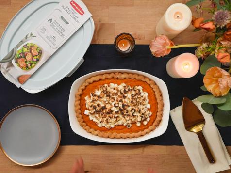 Sweet Potato Pie with Marshmallows
