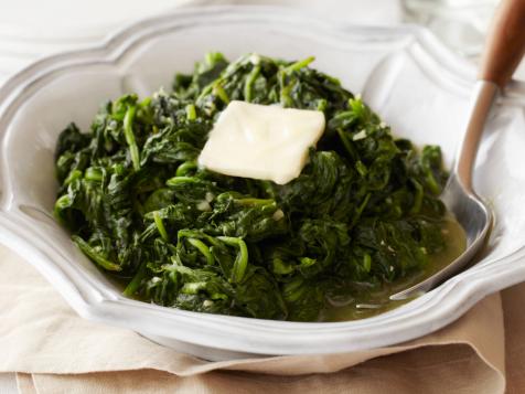Ina's Garlic Sauteed Spinach