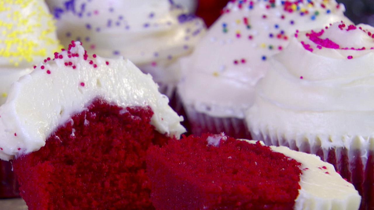Rockin' Red Velvet Cupcakes