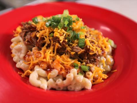 Pork BBQ Macaroni and Cheese