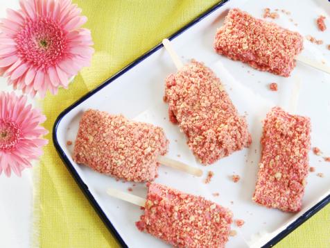 Strawberry Crunch Ice Cream Bars