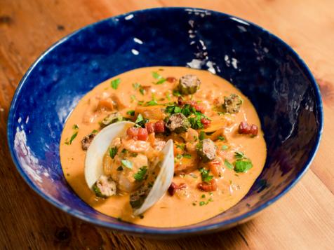 New England Clam Chowder Kissed by Manhattan