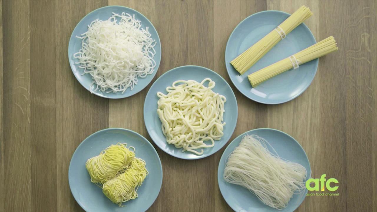 5 Types of Asian Noodles