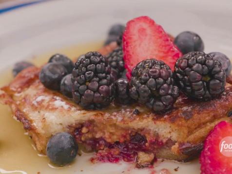 Campfire PB and J French Toast