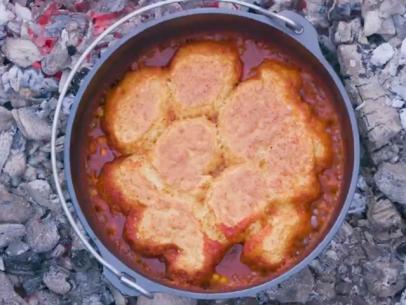 Campfire Dutch Oven Chili and Cornbread Recipe, Food Network Kitchen