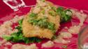 Fluke Milanese, Salsa Verde and Spinach