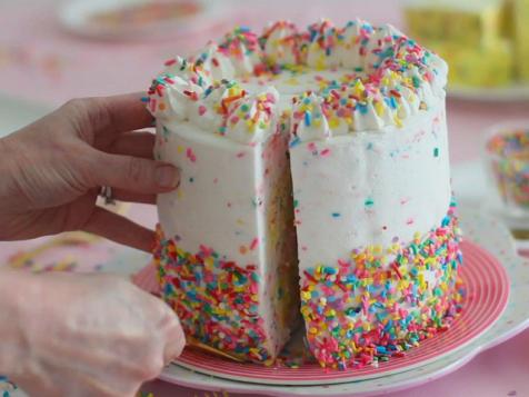 Flourless Confetti Cake