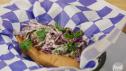 Fennel Sausage with Honey Mustard and Cabbage Slaw