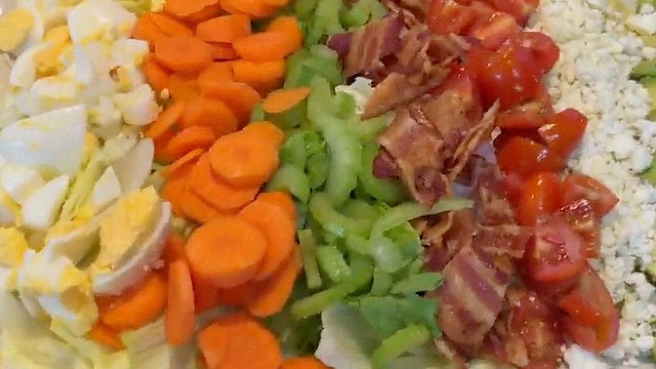 Grilled Buffalo Chicken Cobb Salad