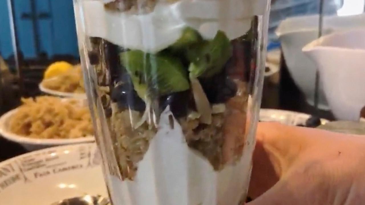 Blueberry Kiwi Quinoa Parfait