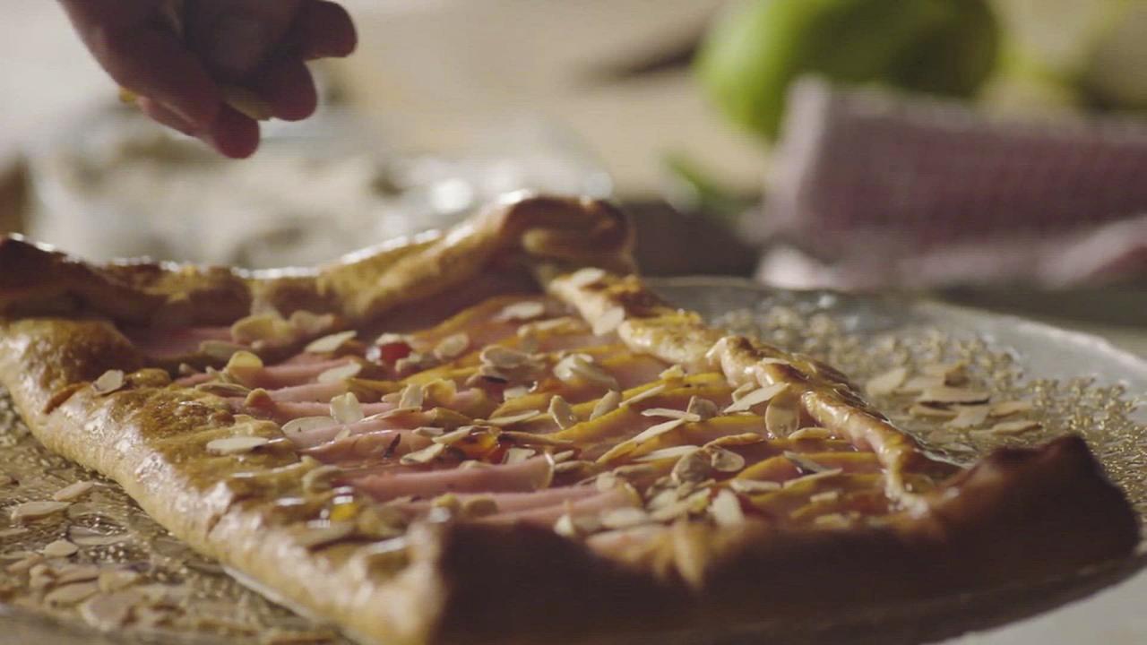 Rustic Pear and Almond Tart