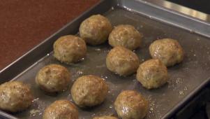 Stuffed Chicken-Sausage Balls