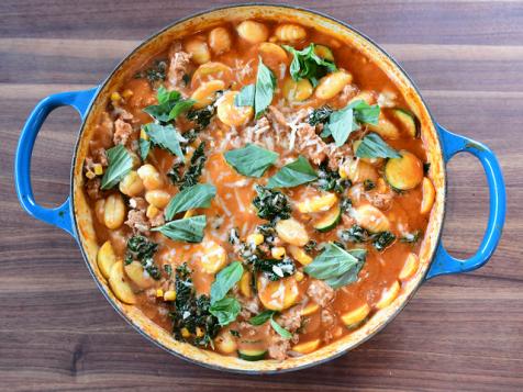 Cheesy Sausage One-Pot Gnocchi