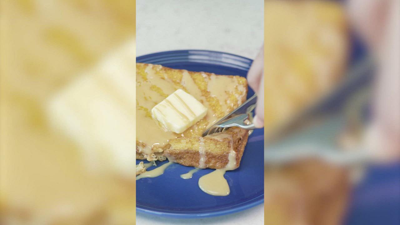 Hong Kong-Style Condensed Milk Toast