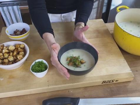 Potato-Leek Soup with Bacon