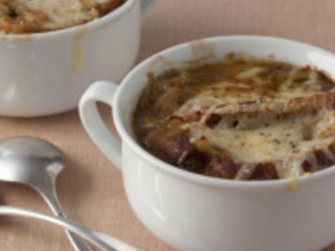 French Three Onion Soup