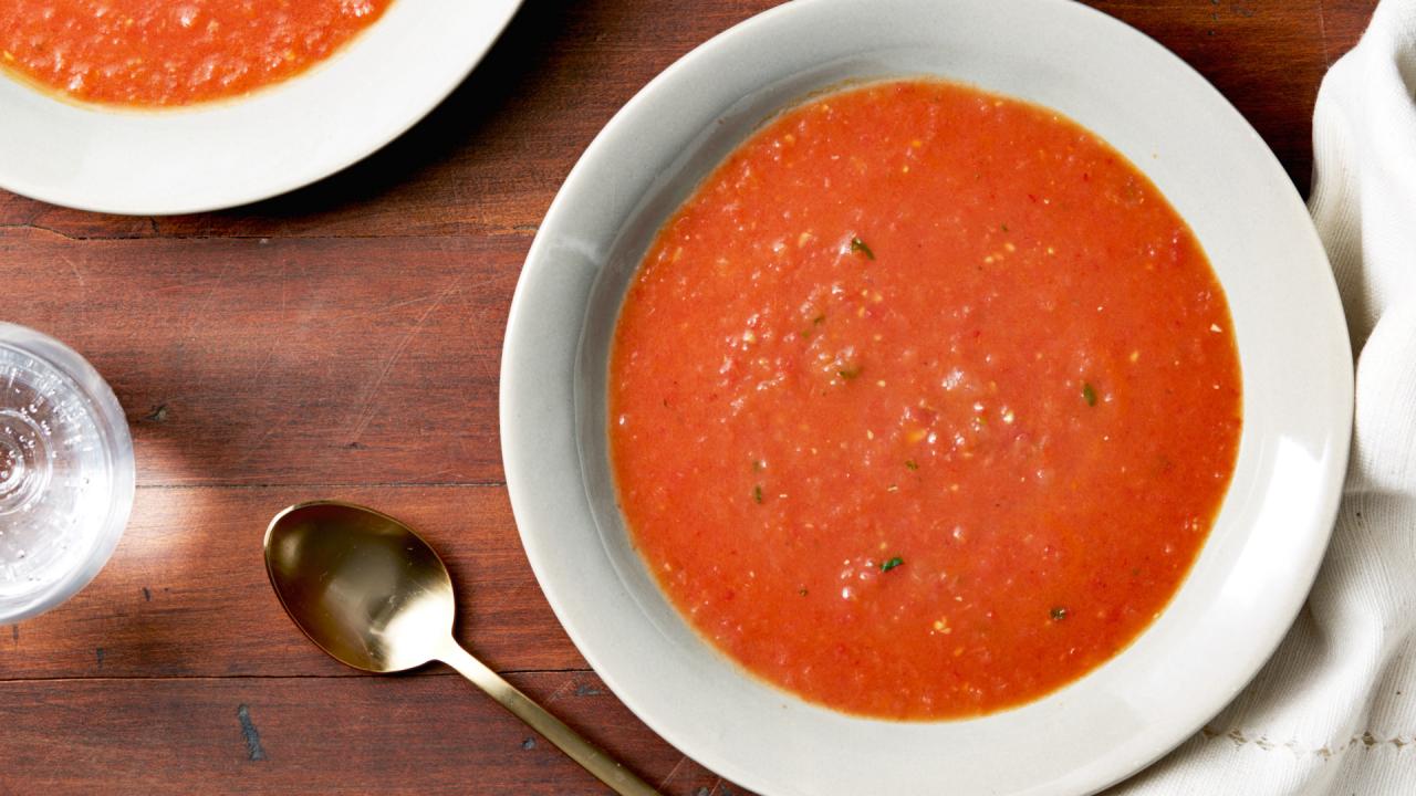 Roasted Tomato Basil Soup