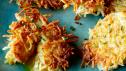 Egg Yolk Stuffed Latkes
