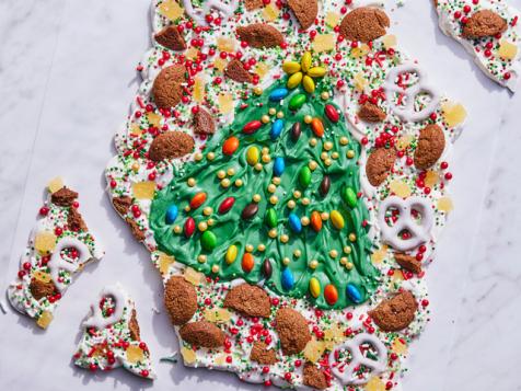 Break-Apart Christmas Tree Candy Bark