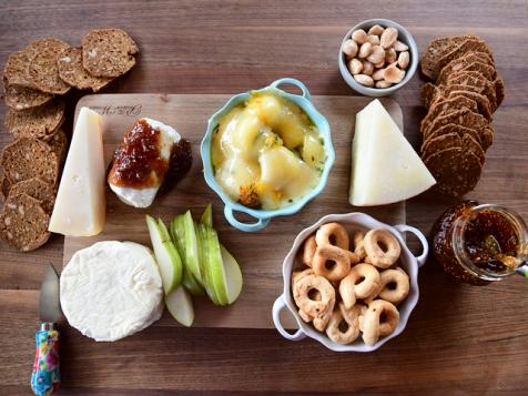 Baked Fontina Cheese Board