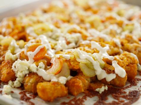 Buffalo Chicken Tot-chos