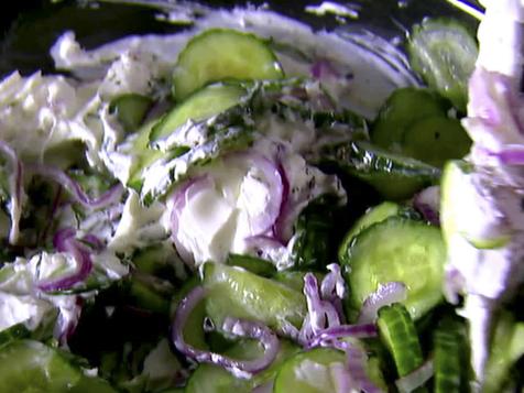 Ina's Creamy Cucumber Salad
