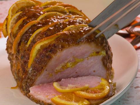 Slow-Cooker Hasselback Ham with Winter Citrus
