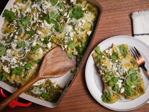 Enchiladas Verdes de Pollo